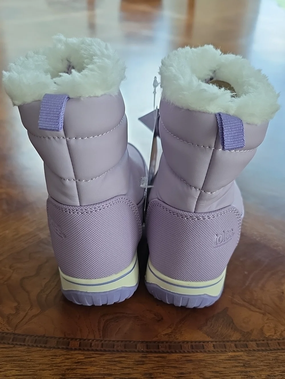 Totes Toddler Girls Zippy Waterproof Insulated Flat Heel Winter Boots LILAC 7T
